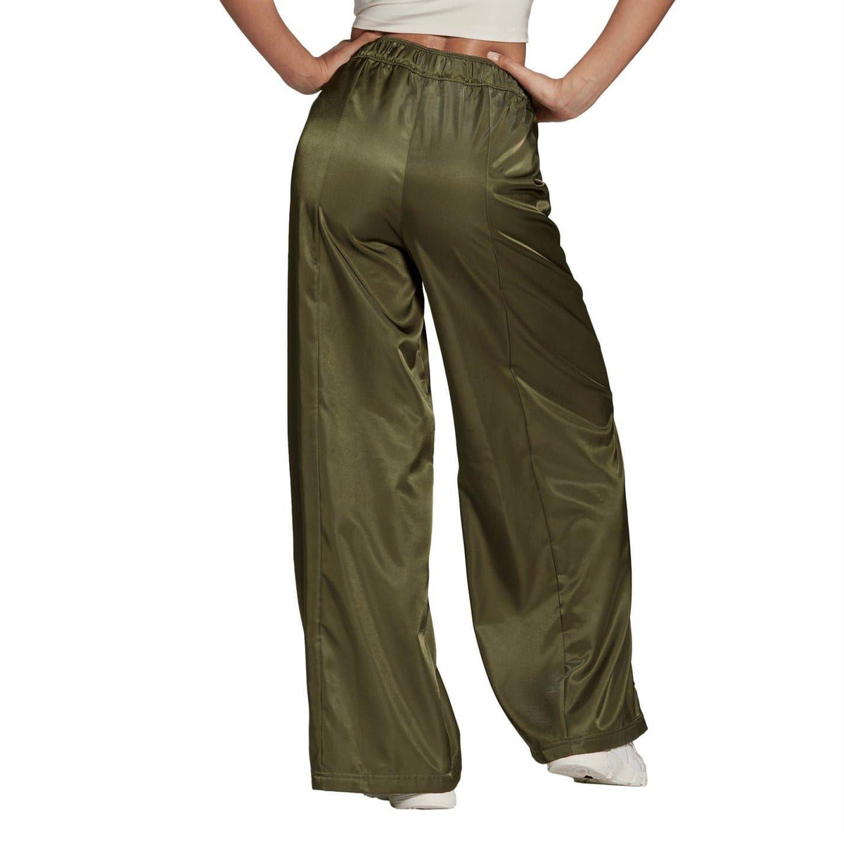 Khaki Green - Back - Adidas Womens-Ladies Originals Cargo Trousers