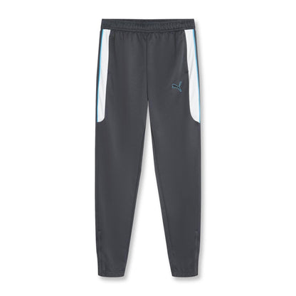 Grey-Aqua - Front - Puma Childrens-Kids Finesse Performance Tracksuit Bottoms