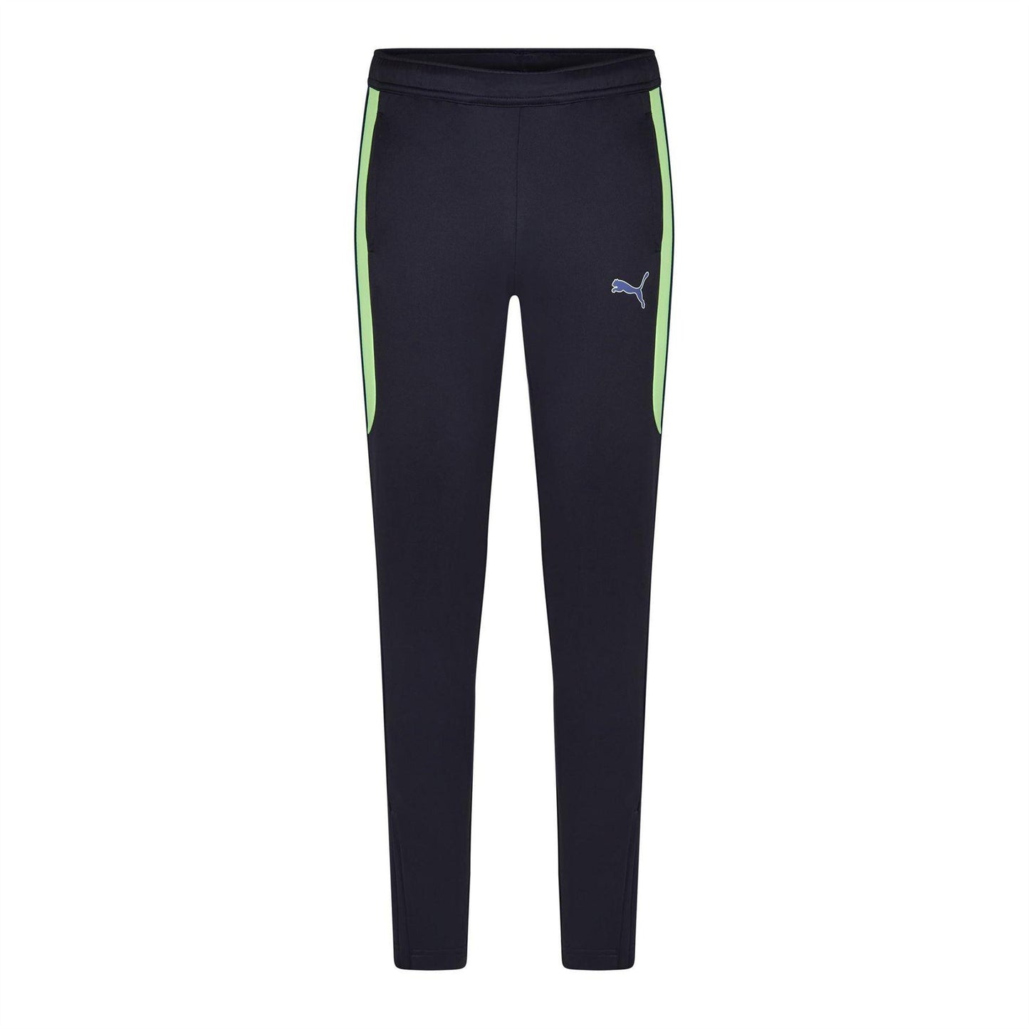 Navy Blue-Apple - Front - Puma Childrens-Kids Finesse Performance Tracksuit Bottoms