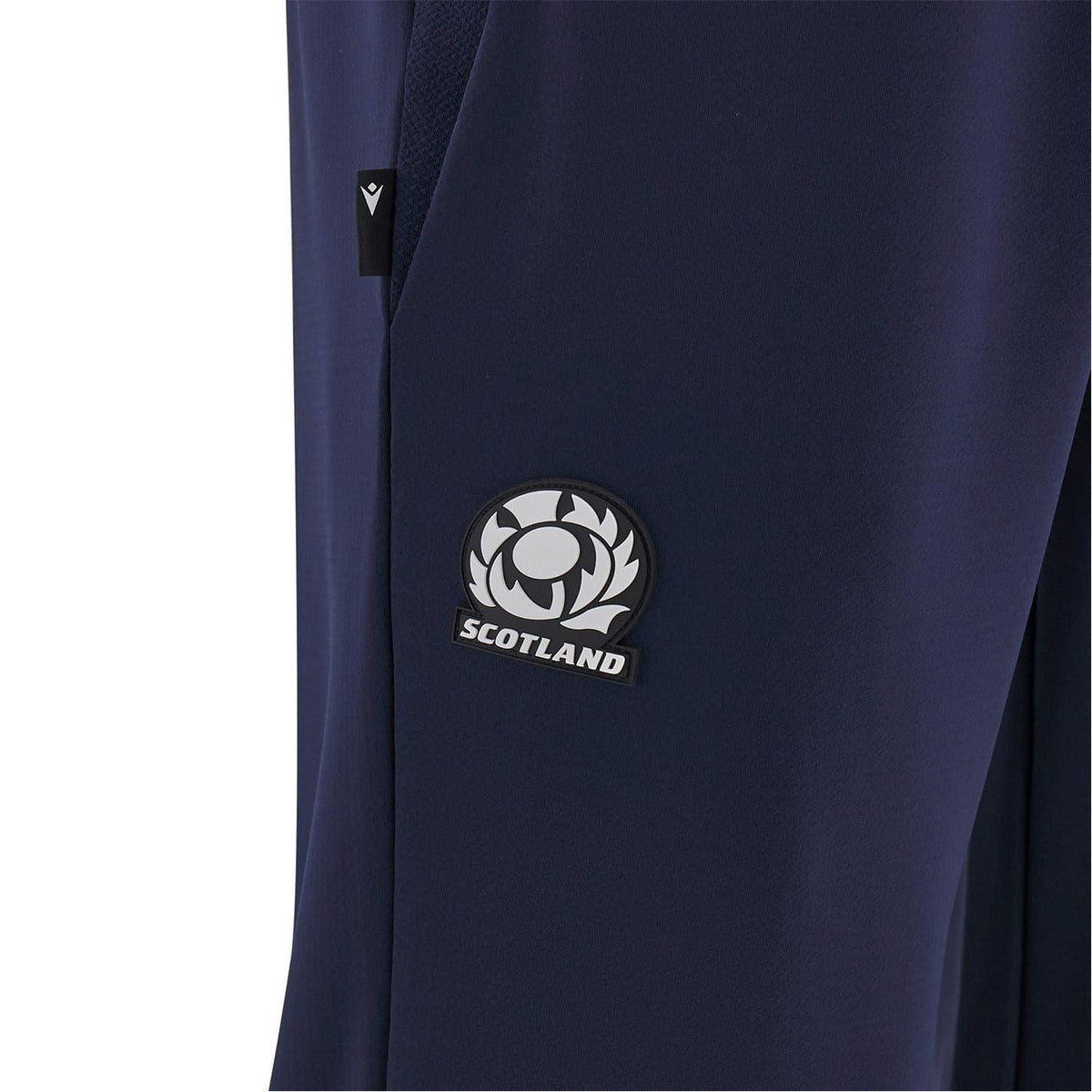 Navy - Side - Scotland RU Mens Logo Tracksuit Bottoms