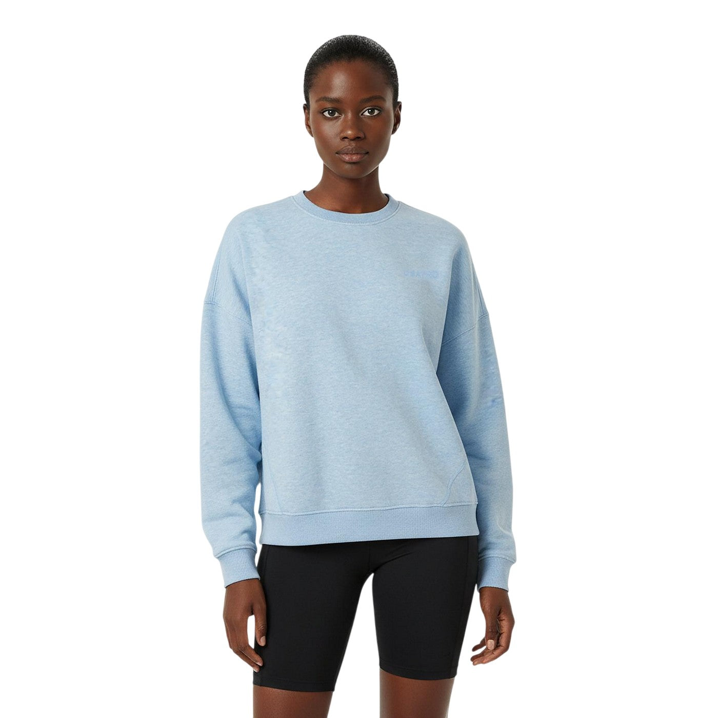 Blue - Side - USA Pro Womens-Ladies Classic Sweatshirt