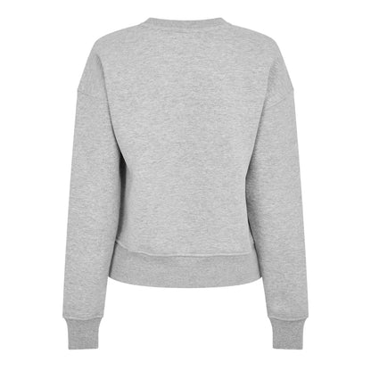 Grey Marl - Back - USA Pro Womens-Ladies Classic Sweatshirt