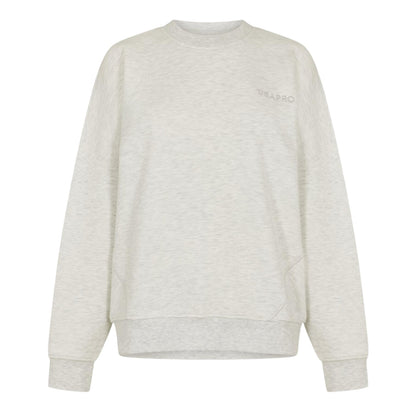 Ice Marl - Front - USA Pro Womens-Ladies Classic Sweatshirt