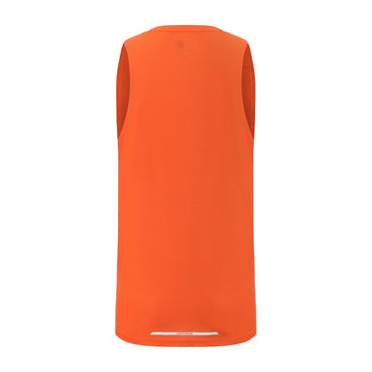 Fire Orange - Back - Karrimor Mens Logo Running Vest Top