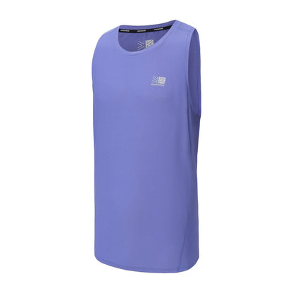 Bold Blue - Side - Karrimor Mens Logo Running Vest Top