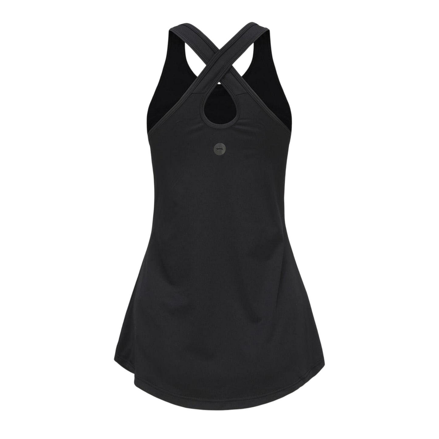 Black - Back - Slazenger Womens-Ladies Sleeveless Vest Top