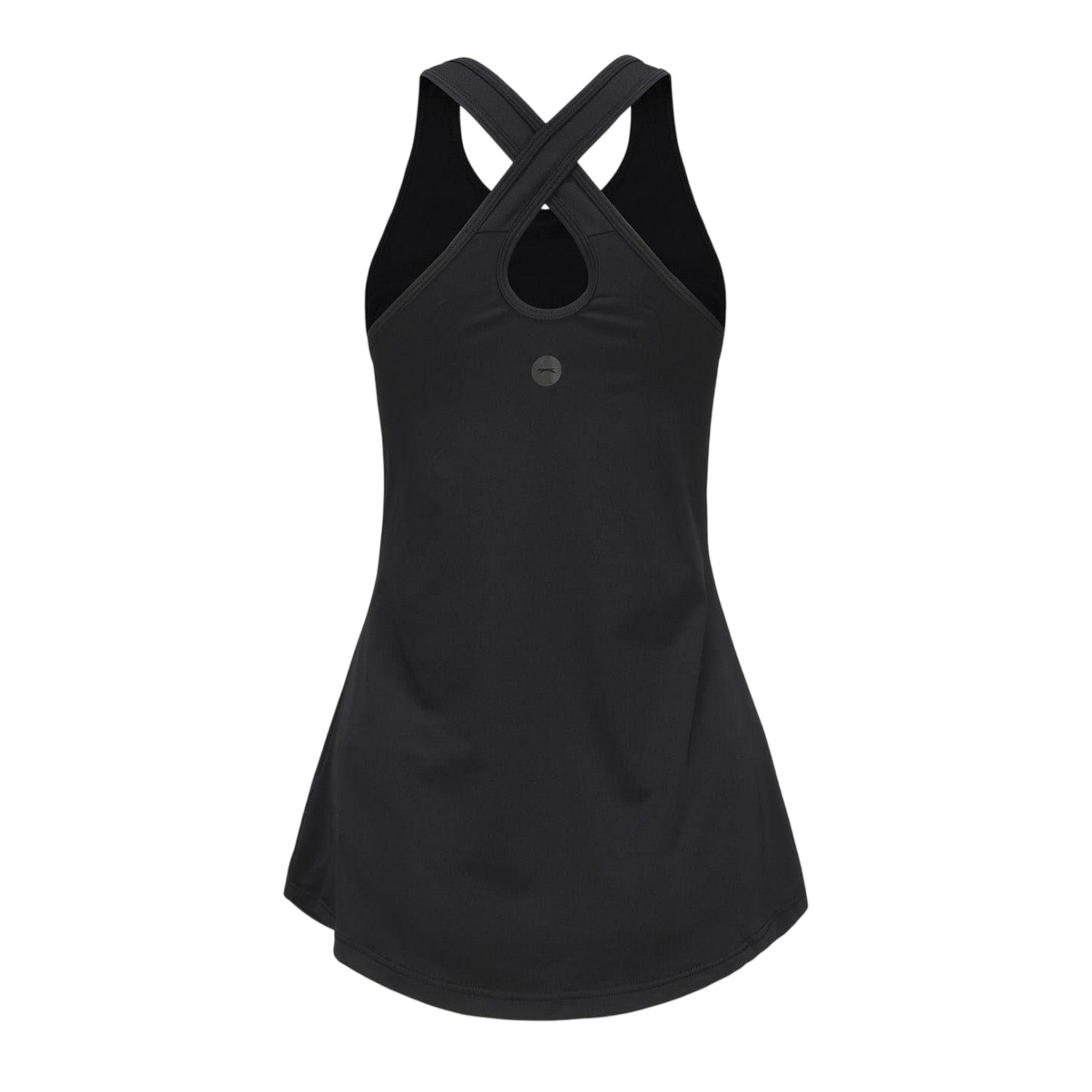 Black - Back - Slazenger Womens-Ladies Sleeveless Vest Top