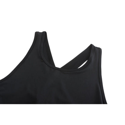 Black - Side - Slazenger Womens-Ladies Sleeveless Vest Top