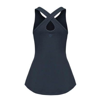 Midnight Navy - Back - Slazenger Womens-Ladies Sleeveless Vest Top