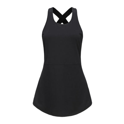 Black - Front - Slazenger Womens-Ladies Sleeveless Vest Top