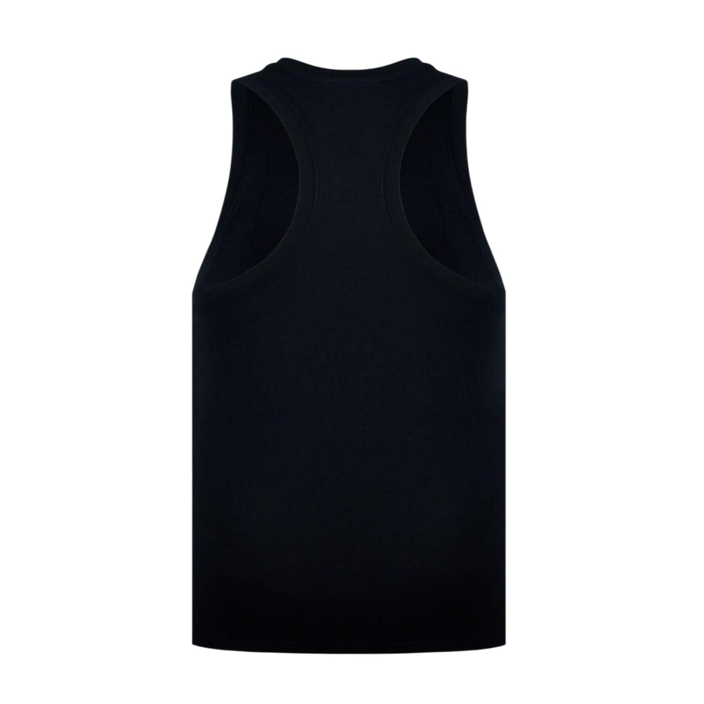 Black - Back - Slazenger Mens Cotton Sleeveless Vest Top