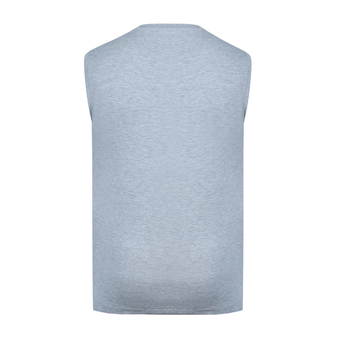 Grey Marl - Back - Slazenger Mens Cotton Sleeveless Vest Top