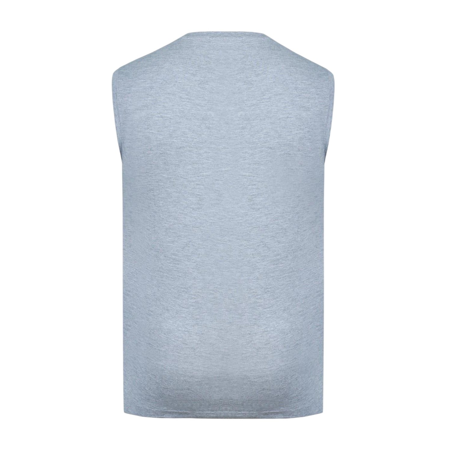 Grey Marl - Back - Slazenger Mens Cotton Sleeveless Vest Top