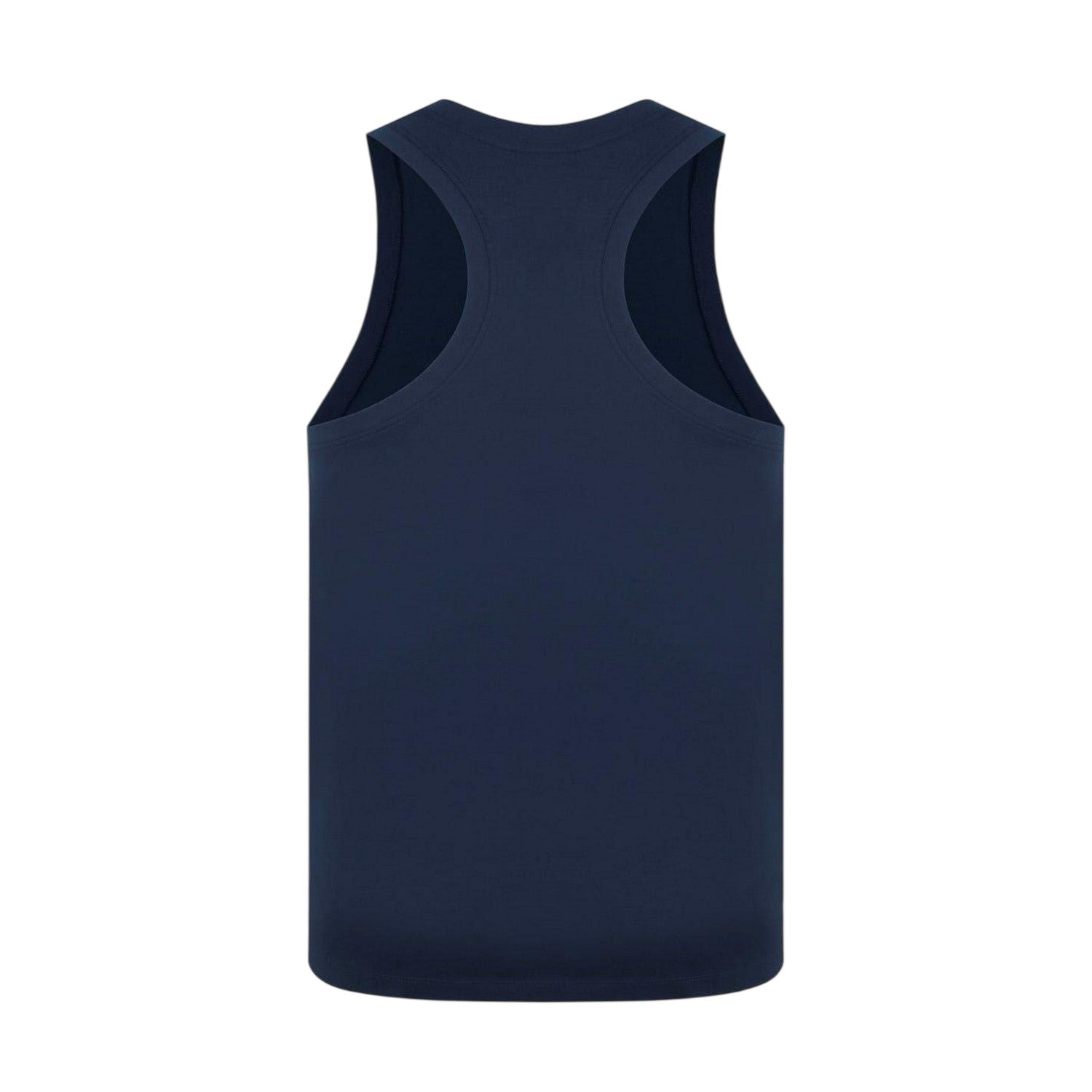Navy - Back - Slazenger Mens Cotton Sleeveless Vest Top