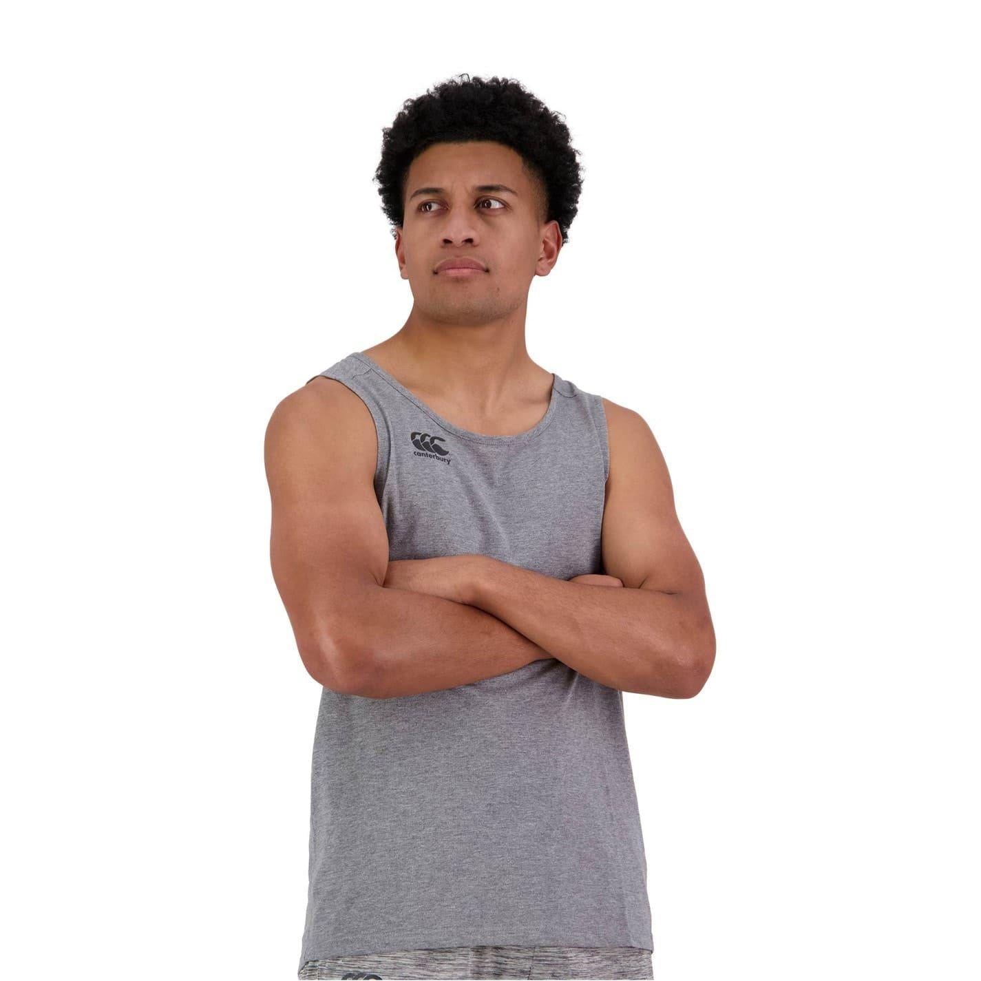 Static Marl - Lifestyle - Canterbury Unisex Adult Tempo Vest Top