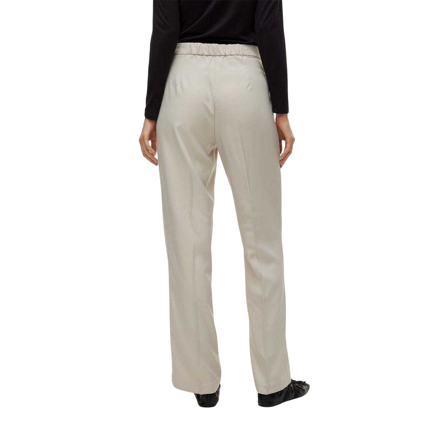 Silver - Back - Vero Moda Womens-Ladies Vmrita Regular Trousers