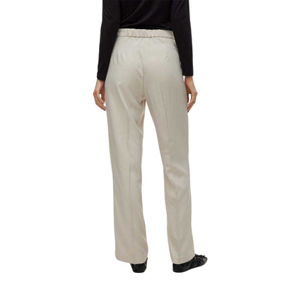 Silver - Back - Vero Moda Womens-Ladies Vmrita Regular Trousers