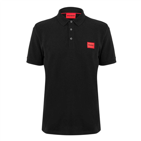 Black - Front - Hugo Mens Dereso Short-Sleeved Polo Shirt
