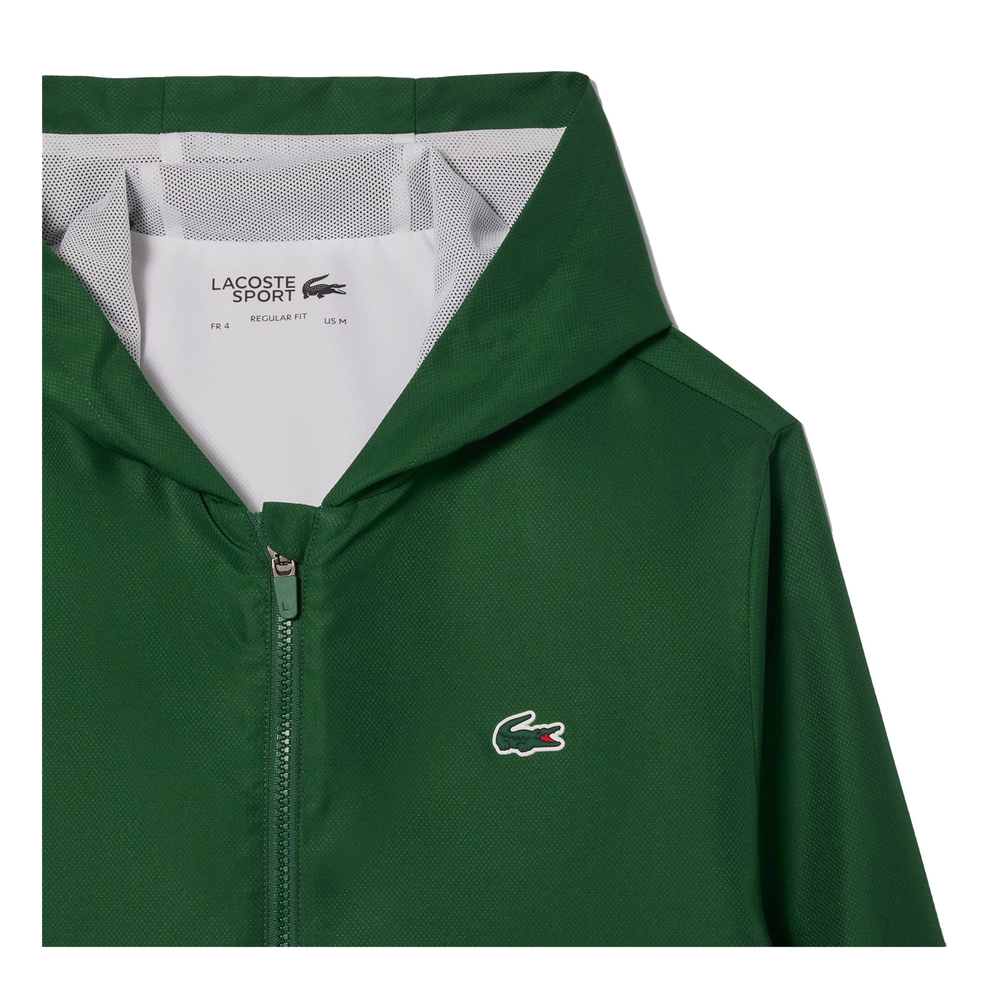 Green-White - Side - Lacoste Mens Sportsuit Tennis Tracksuit