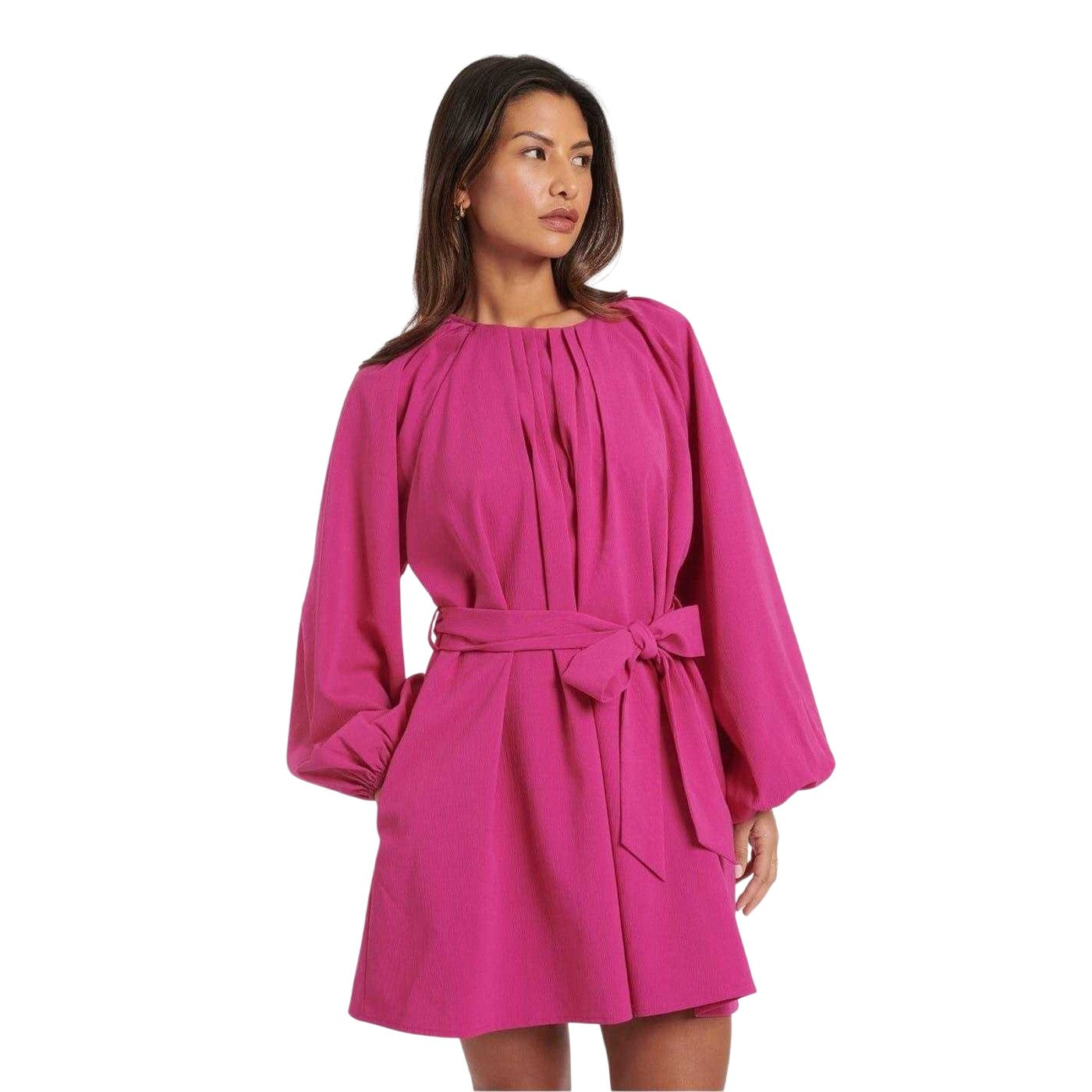 Pink - Front - Nobody's Child Womens-Ladies Mayall A-line Mini Dress