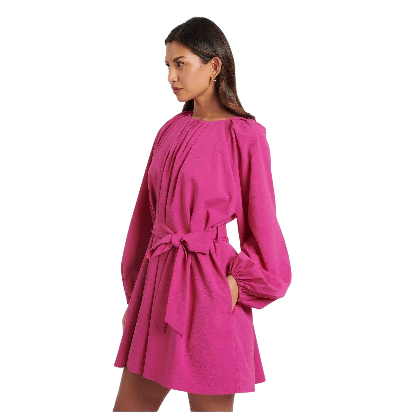 Pink - Side - Nobody's Child Womens-Ladies Mayall A-line Mini Dress