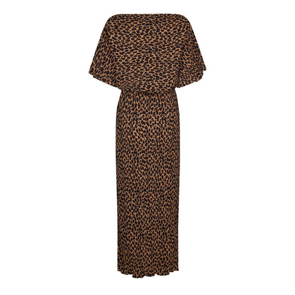 Brown - Back - Never Fully Dressed Womens-Ladies Tilly Maxi Dress