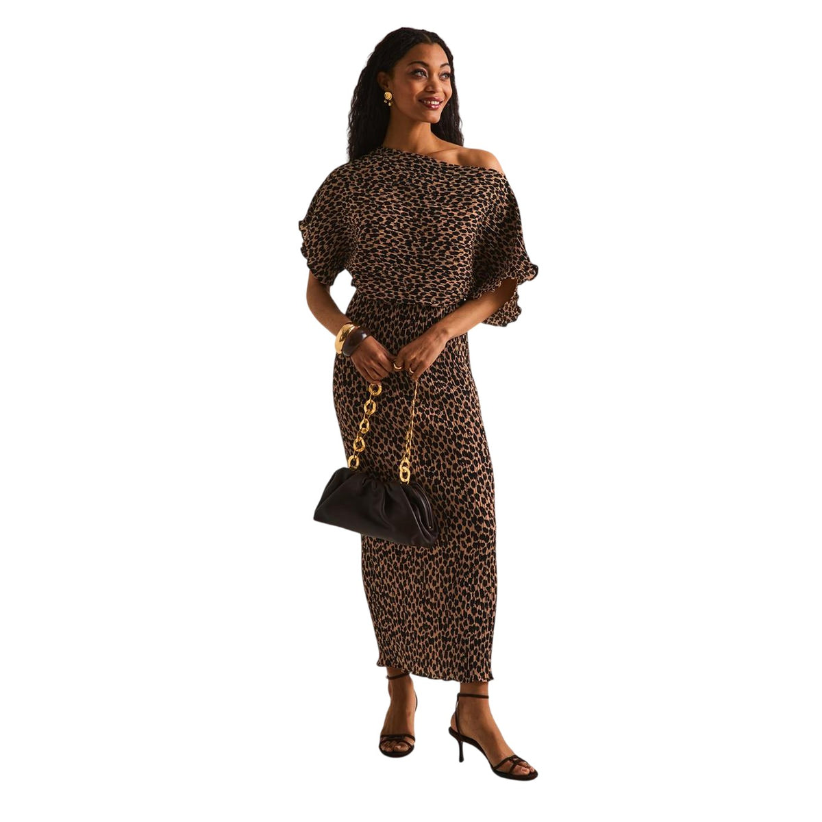 Brown - Lifestyle - Never Fully Dressed Womens-Ladies Tilly Maxi Dress
