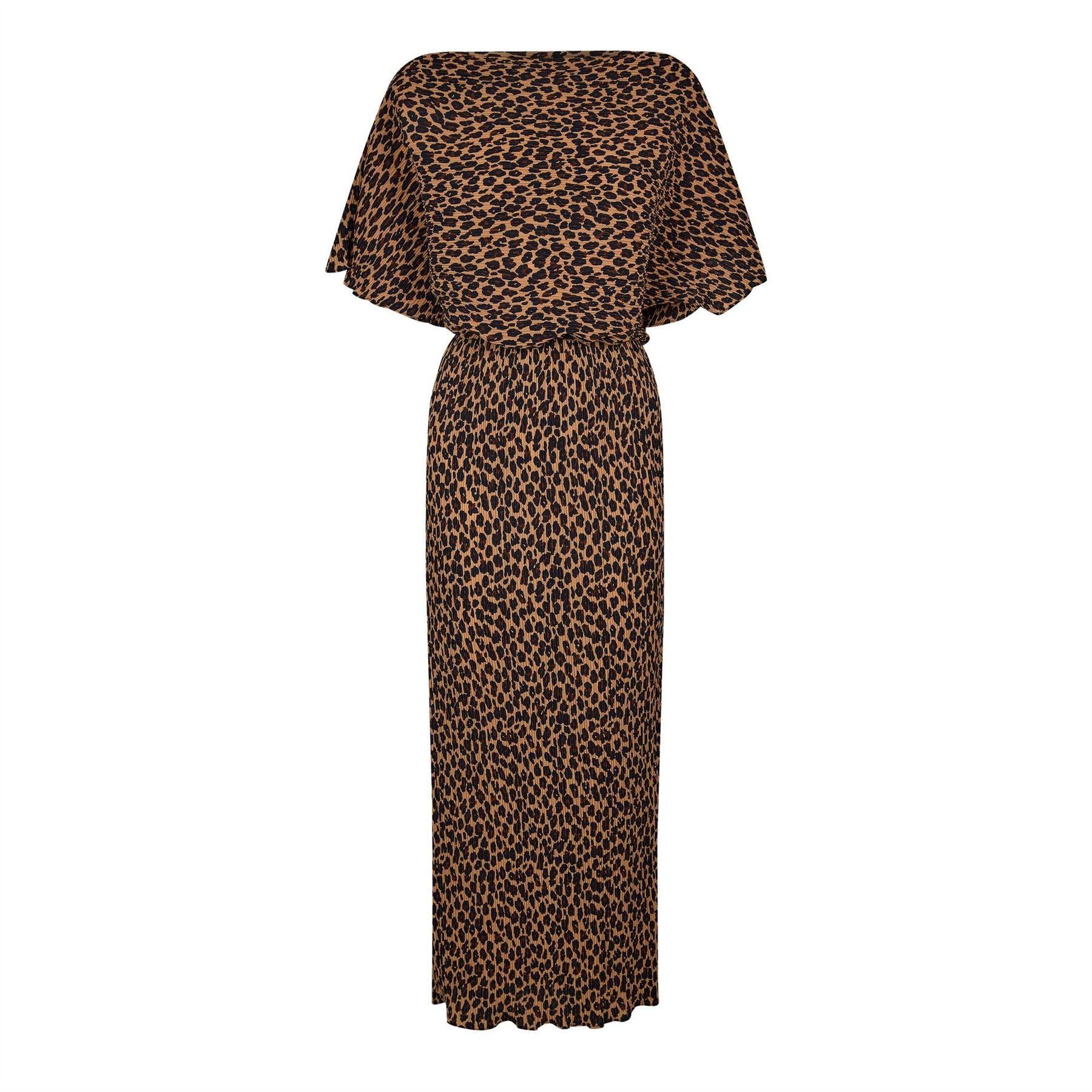 Brown - Front - Never Fully Dressed Womens-Ladies Tilly Maxi Dress