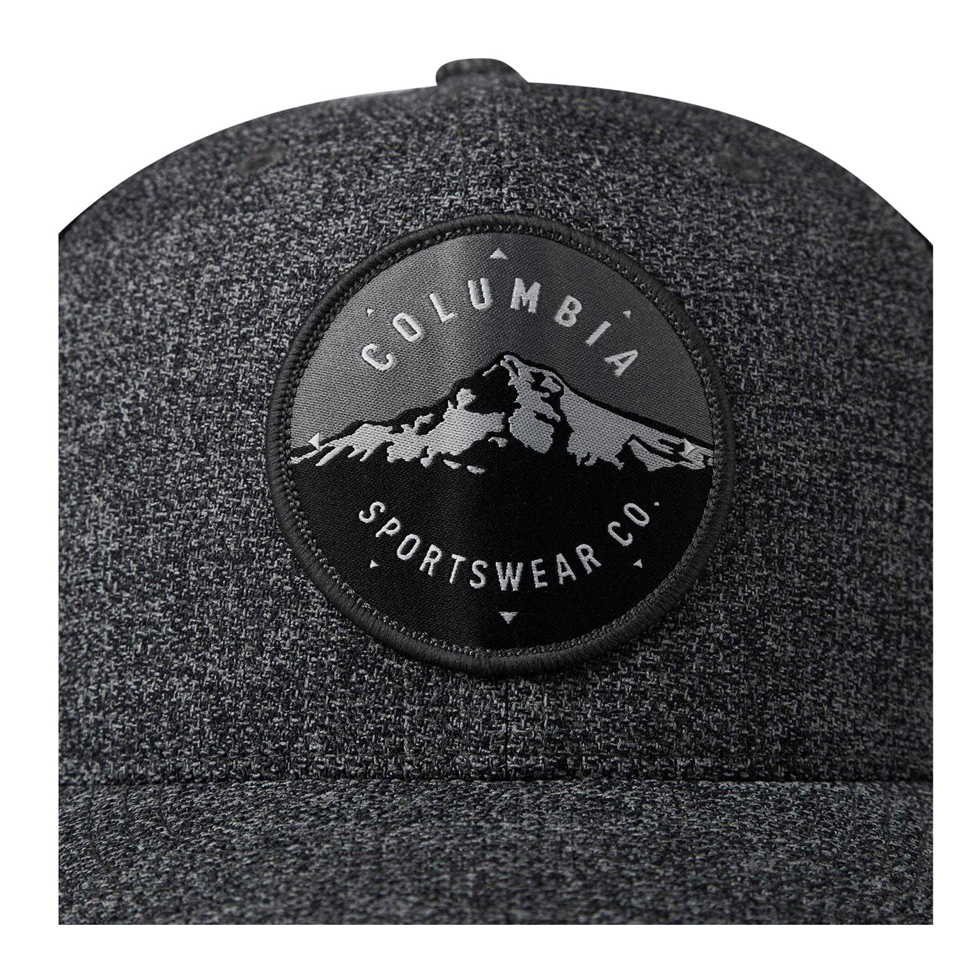 Heather - Side - Columbia Mens Logo Mesh Trucker Cap