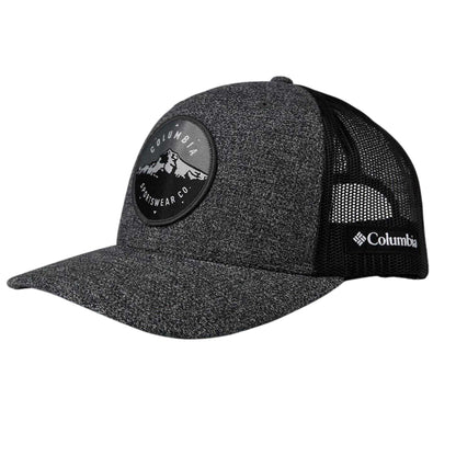 Heather - Front - Columbia Mens Logo Mesh Trucker Cap