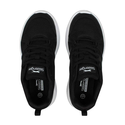 Black-White - Lifestyle - Slazenger Womens-Ladies Spinner Trainers