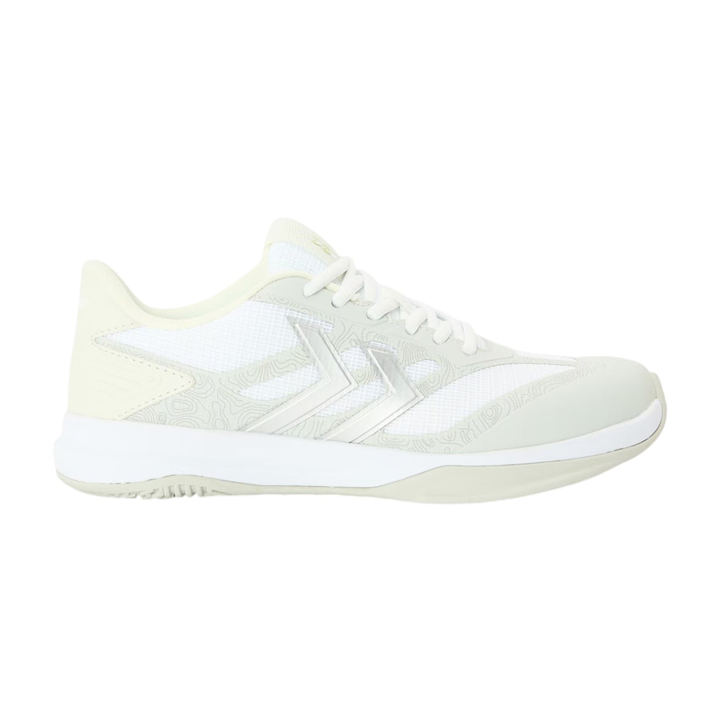 White-Grey - Front - Hummel Womens-Ladies Dagaz V Mesh Trainers