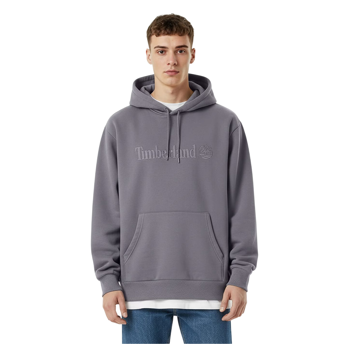 Blackened Pearl - Side - Timberland Unisex Adult Hampton Pullover Hoodie