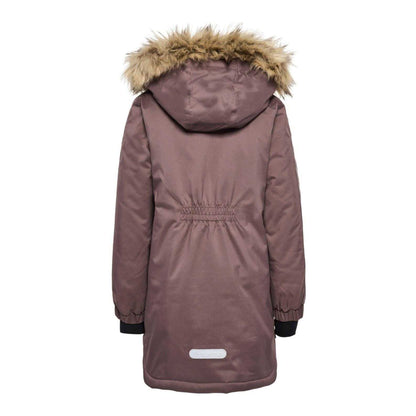 Mauve - Back - Hummel Childrens-Kids Leaf Parka
