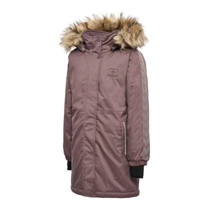 Mauve - Side - Hummel Childrens-Kids Leaf Parka