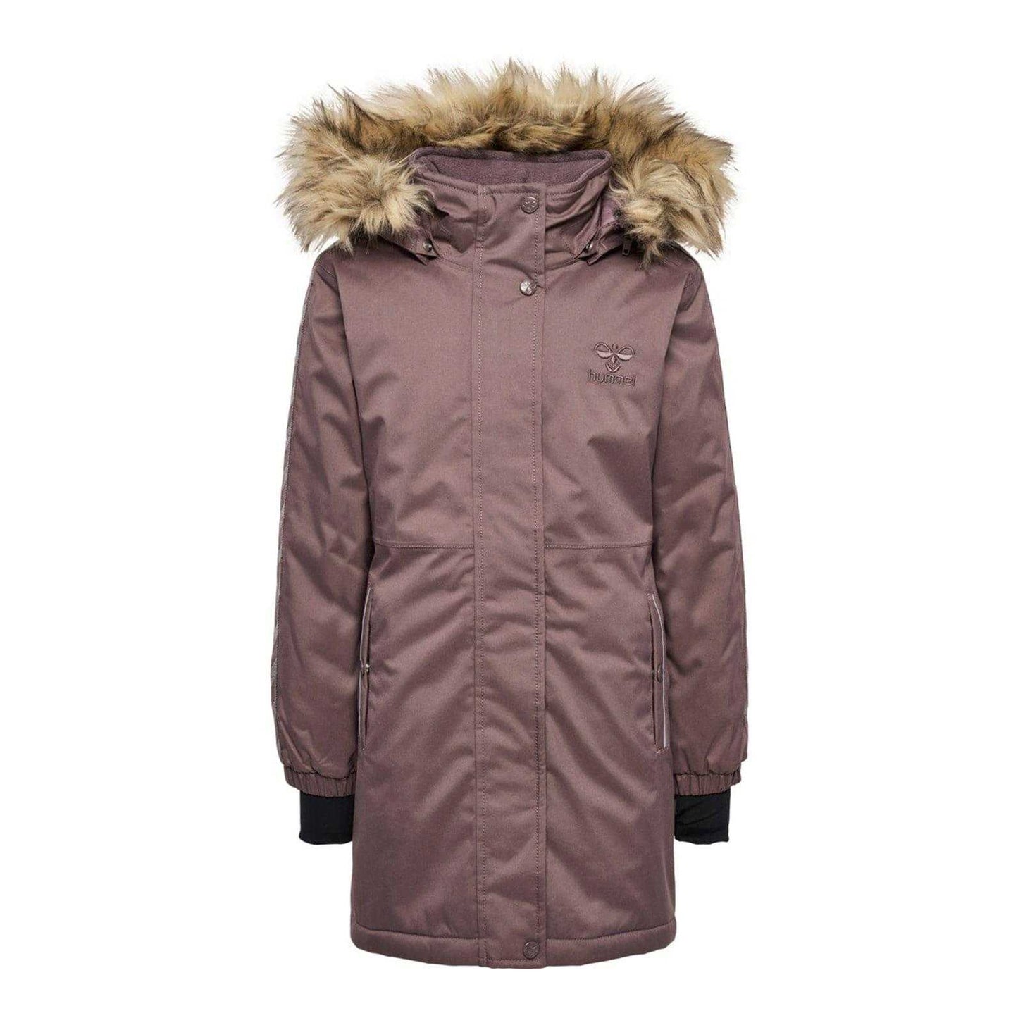 Mauve - Front - Hummel Childrens-Kids Leaf Parka