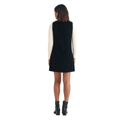 Black - Back - Nobody's Child Womens-Ladies Corduroy Mini Dress