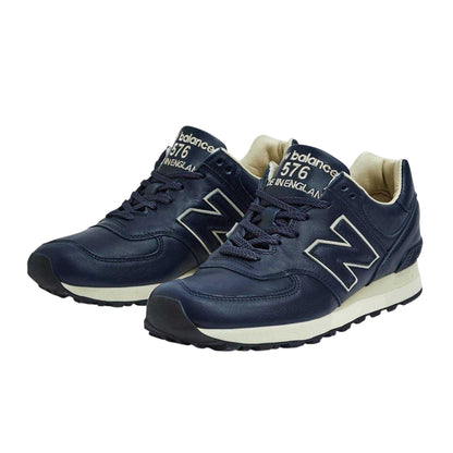 Sky Captain - Side - New Balance Womens-Ladies 576 Leather Low Cut Trainers