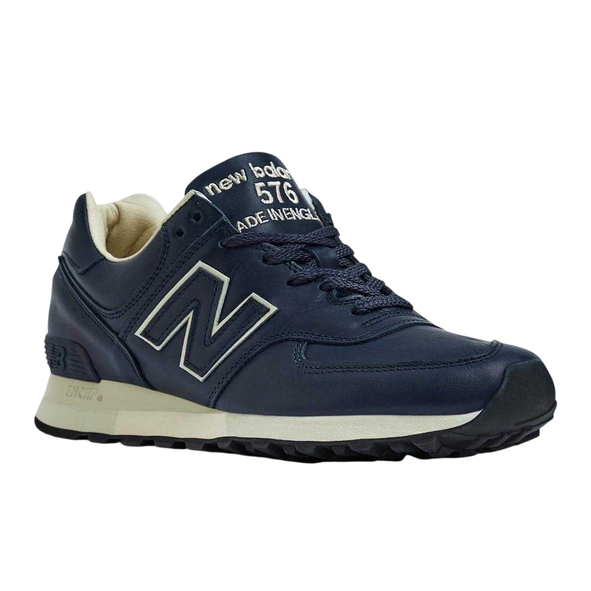 Sky Captain - Front - New Balance Womens-Ladies 576 Leather Low Cut Trainers
