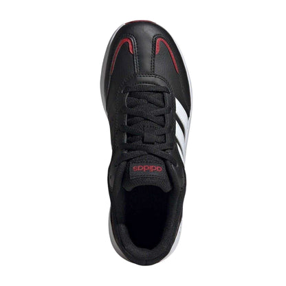 Black-Red - Lifestyle - Adidas Childrens-Kids Tensaur Switch Trainers