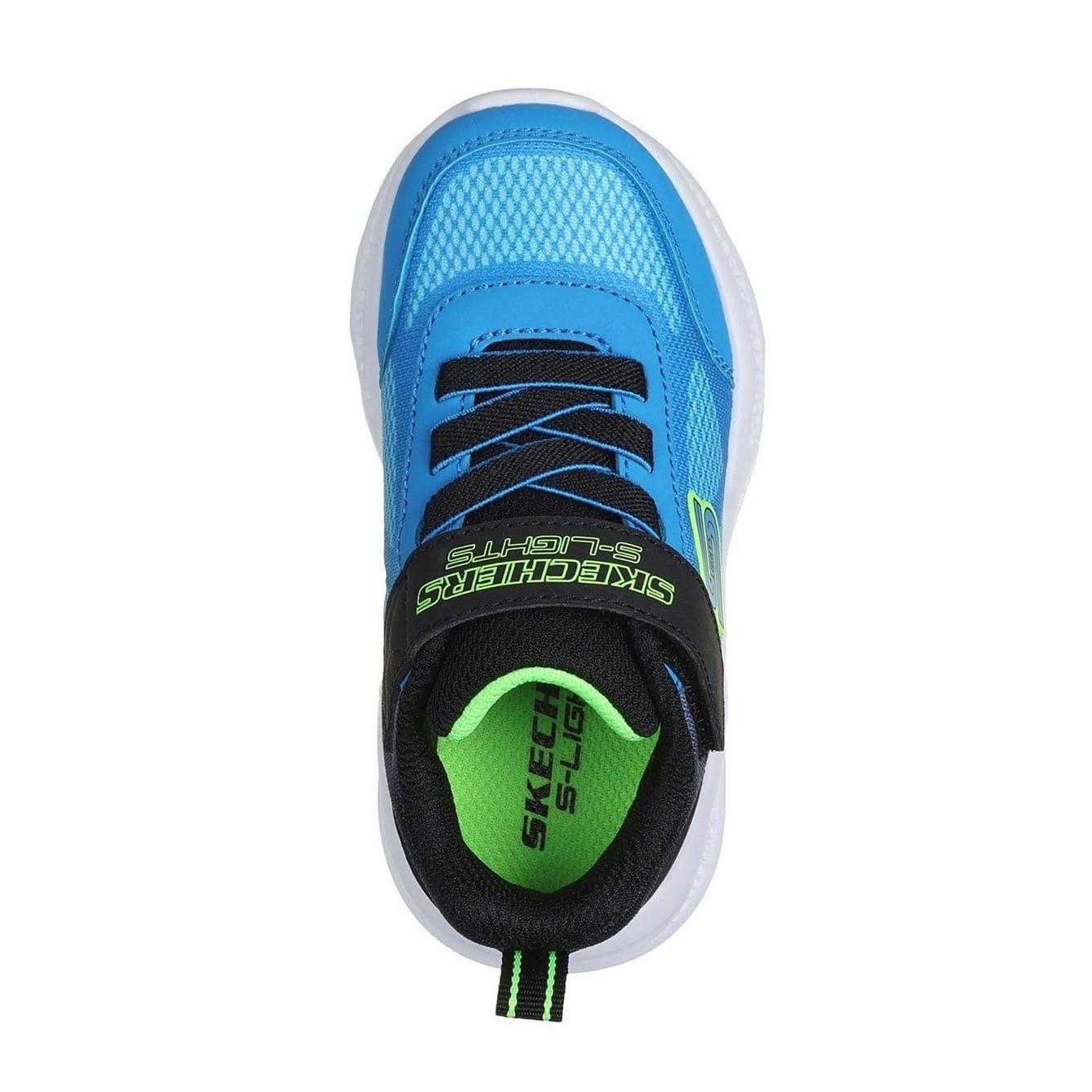 Blue-Black - Lifestyle - Skechers Childrens-Kids Meteor Lights Trainers