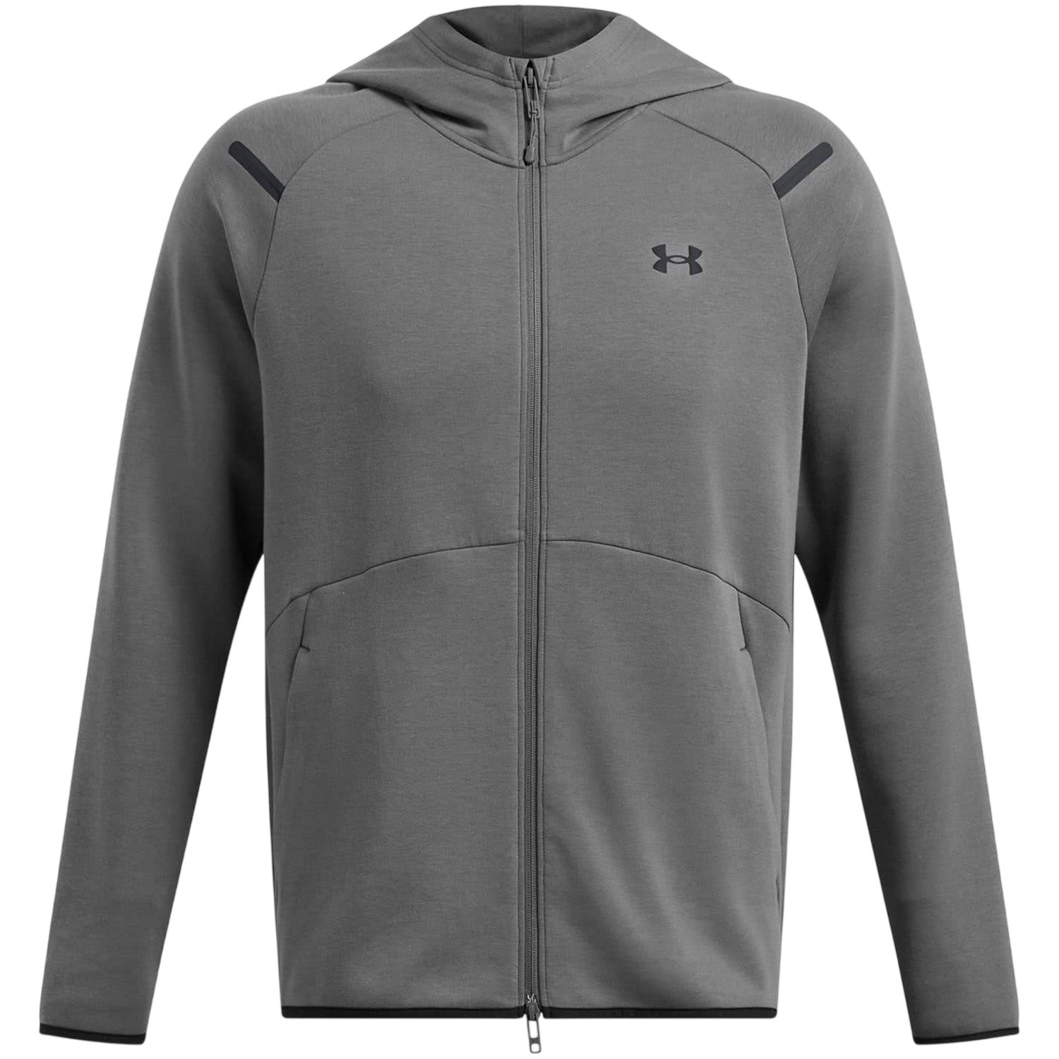White Castlerock - Front - Under Armour Mens Unstoppable Full Zip Hoodie