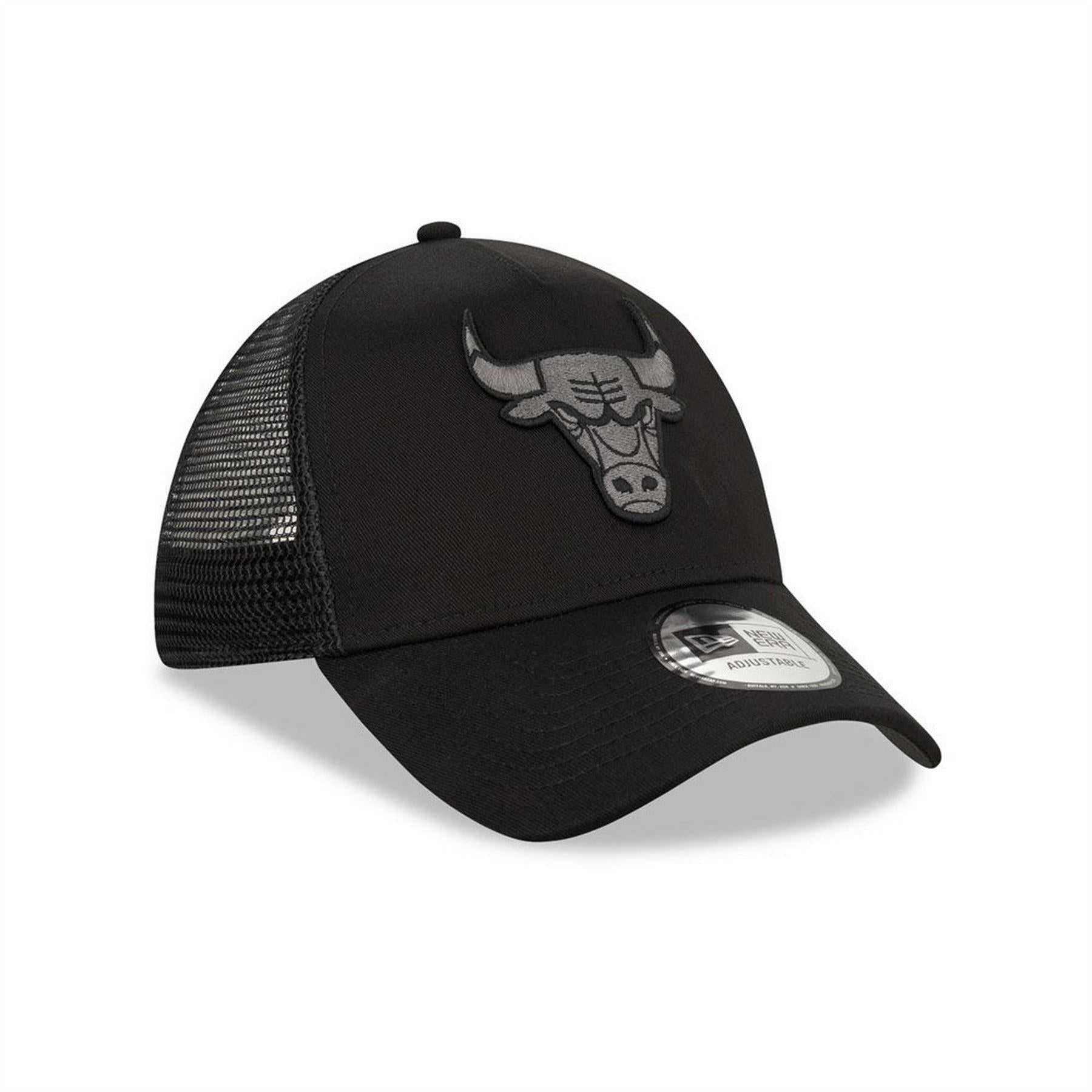 Black - Side - New Era 9Forty Chicago Bulls Trucker Cap