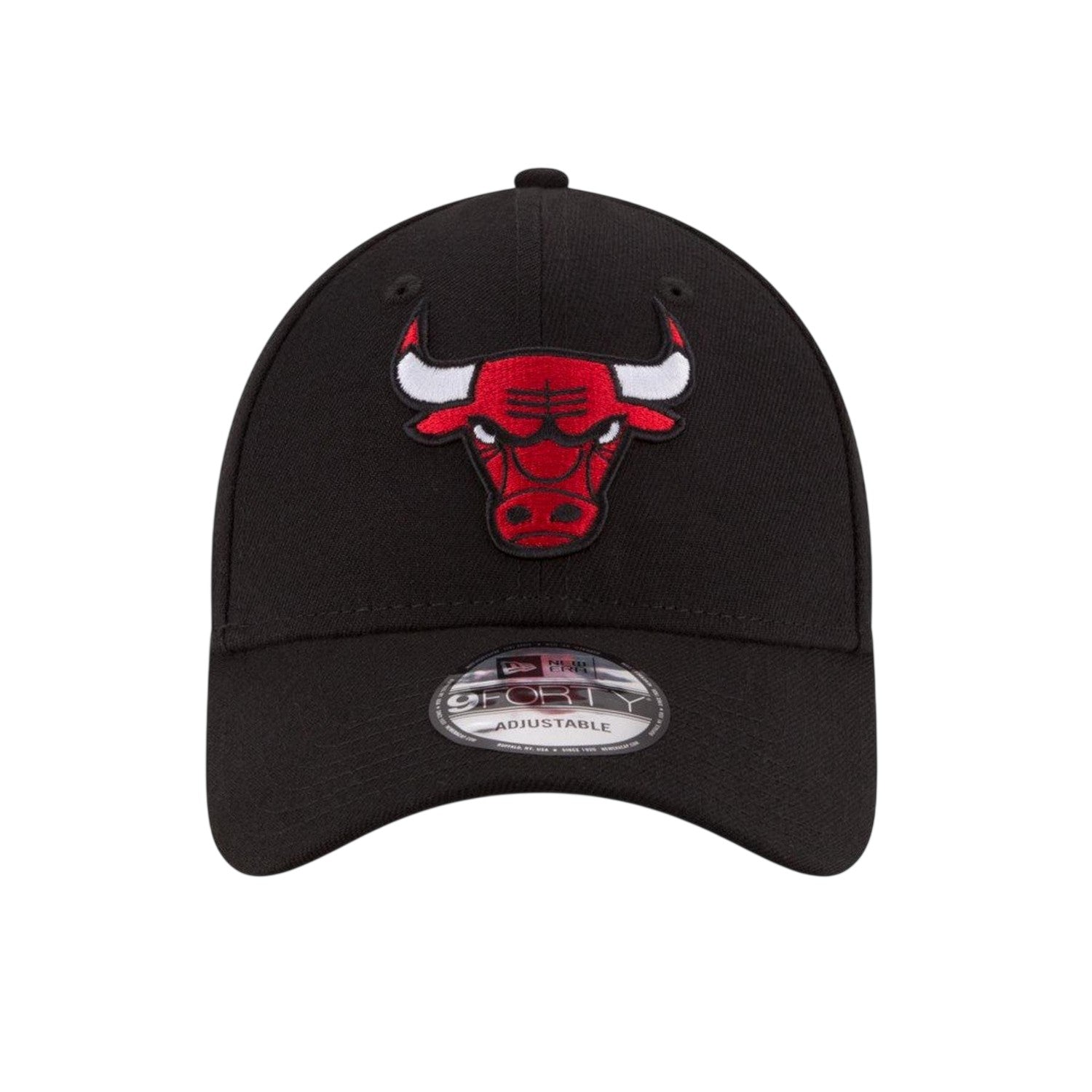 Black - Front - New Era 9Forty Chicago Bulls Baseball Cap
