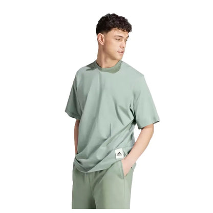 Green - Lifestyle - Adidas Unisex Adult Lounge T-Shirt