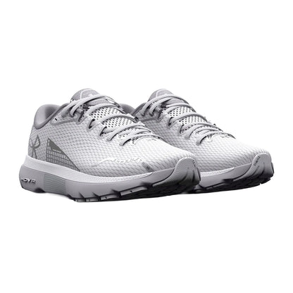 White - Front - Under Armour Womens-Ladies Hovr Infinite 5 Running Trainers