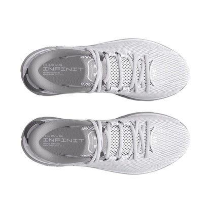 White - Lifestyle - Under Armour Womens-Ladies Hovr Infinite 5 Running Trainers