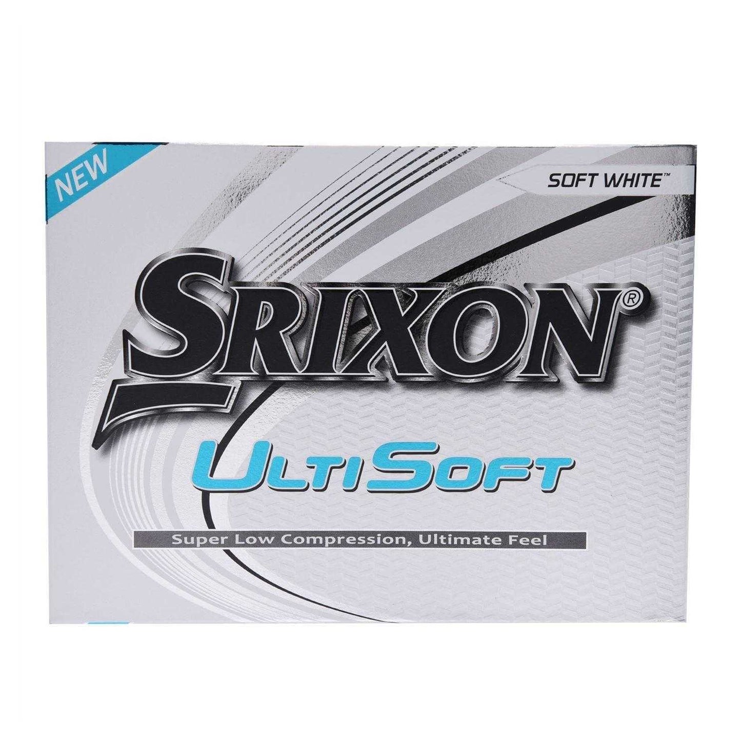 White - Front - Srixon Ultisoft Golf Balls (Pack of 12)