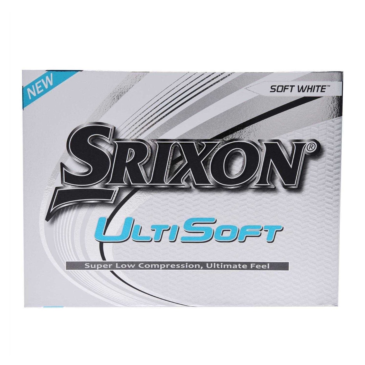 White - Front - Srixon Ultisoft Golf Balls (Pack of 12)