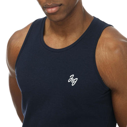 White-Grey-Black-Green - Side - Jack And Jones Mens Joseph Vest Top (Pack of 5)